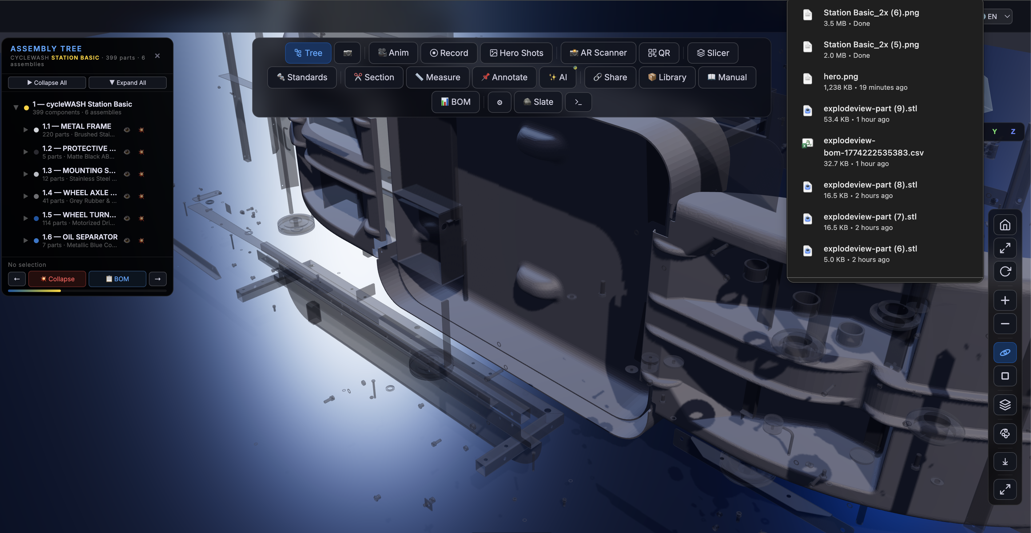 ExplodeView Pro desktop app preview